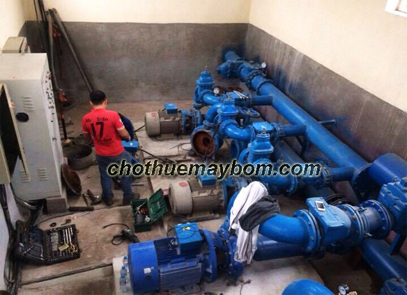 Cho thuê máy bơm công suất lớn giá rẻ nhất tại Hà Nội