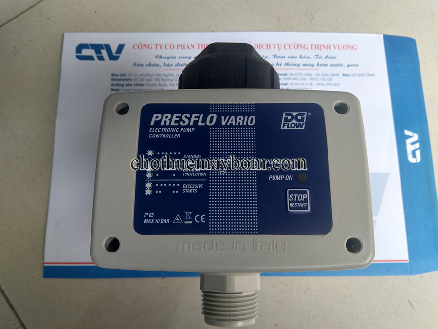 Rơ le điện tử, công tắc áp lực dòng PresFlo Vario