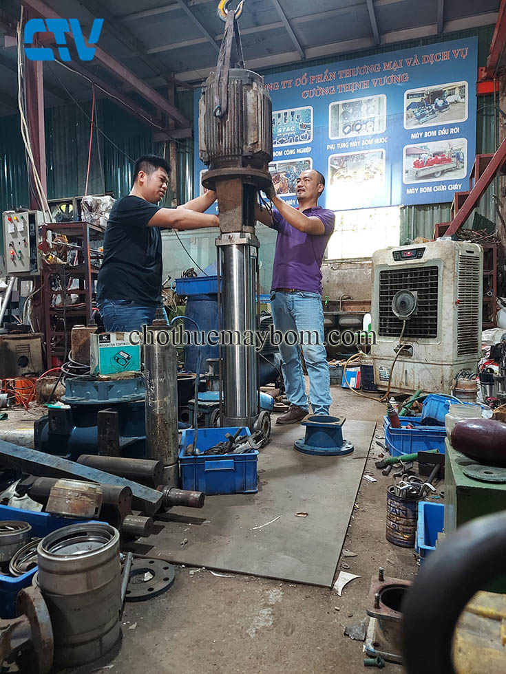 Sửa máy bơm nước - Sửa máy bơm trục đứng uy tín, chất lượng