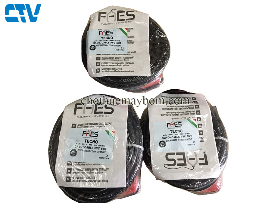 Phao bơm tecno, Phao báo mức nước