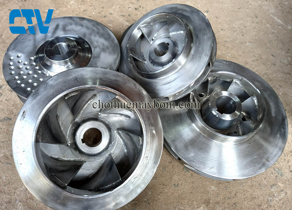 Sửa chữa thay cánh máy bơm nước inox